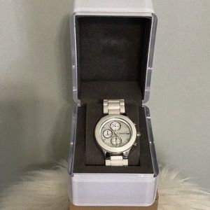 DKNY White Plastic Watch